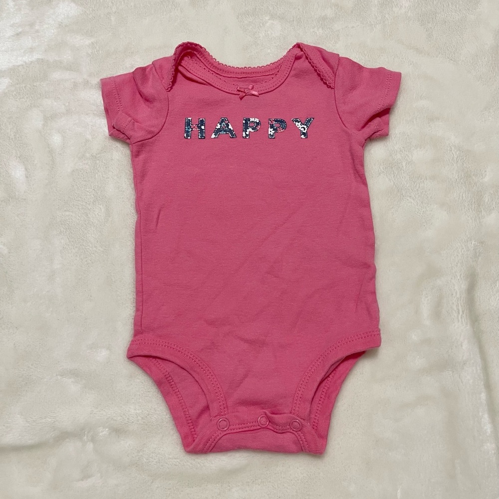 🎀 3 month baby onesies clothes happy 🎀 baby girl clothes